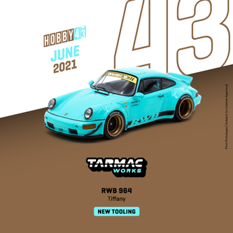 1/43 Porsche RWB 964 Tiffany 1st version of NEW TOOLING (Tarmac