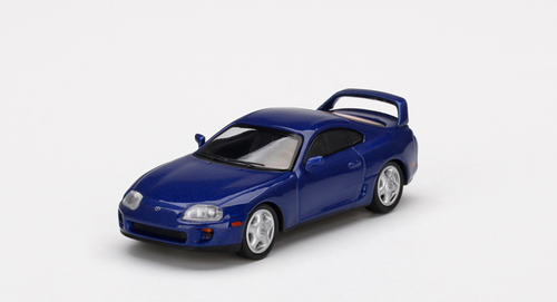 1/64 Mini GT Toyota Supra (Blue Pearl Metallic) Diecast Car Model