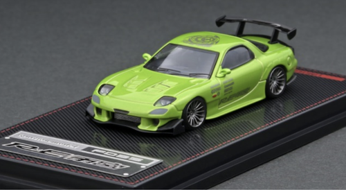1/64 ignitionmodel 雨宮　FC3SRX-7　グリーン 1/64 Ignition Model Mazda RX-7 (FD3S) RE Amemiya Green Metallic