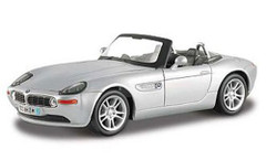 1/18 BMW Z8 Convertible (Silver) Diecast Car Model