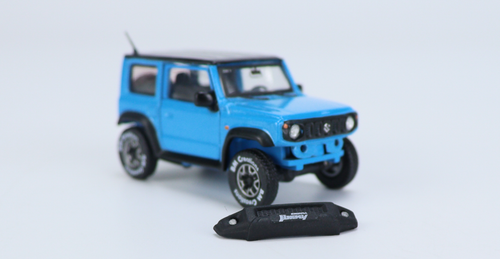 1/64 BM Creations Suzuki Jimny (JB74) Blue LHD Diecast Car Model