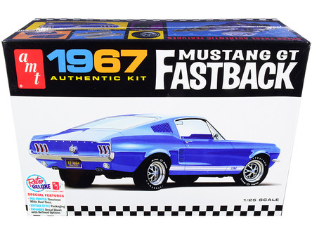 Skill 2 Model Kit 1967 Ford Mustang GT Fastback 1/25 Scale