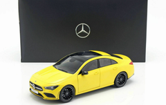 1/18 Dealer Edition 2019 2020 Mercedes-Benz Mercedes CLA C118 AMG Line (Sun Yellow) Diecast Car Model