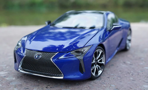 LEXUS LC500h Structural Blue ミニカー LEXUS LC500h Structural Blue ミニカー 1/18 Lexus LC 500h