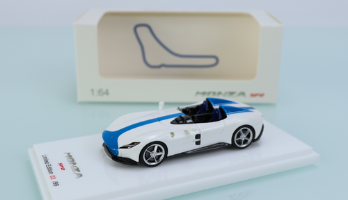 ミニカー SPModel 1/64 Ferrari Monza SP2 1/64 SP Model Ferrari Monza SP2 Red with Blue Strip Limited