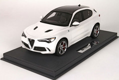 1/18 BBR Alfa Romeo Stelvio Quadrifoglio (White) Limited Resin Car Model