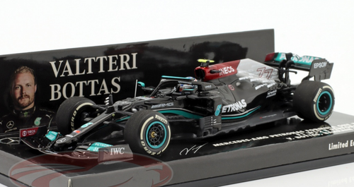 Spark 1/43 – Mercedes AMG W12 E Valtteri Bottas #77 – GP Bahrain 2021 – Neuf
