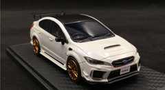  1/43 TiT MC Subaru WRX STi Pearl White  Resin Car Model