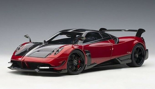 1/18 AUTOart Pagani Huayra BC in Rosso Dubai & Black Carbon Car