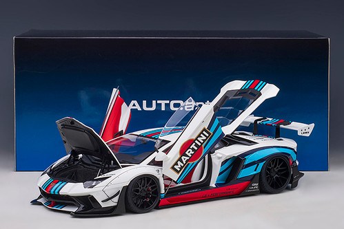 Lamborghini Aventador Liberty Walk LB-Works AUTOart 1/18 - Noire - Édition Limitée NEUVE