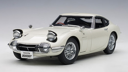 1/18 AUTOart Toyota 2000 GT 2000GT (White with Wire Spoke Wheels