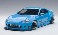 1/18 AUTOart ROCKET BUNNY TOYOTA 86 (Metallic Sky Blue with Black Wheels) Diecast Car Model 78758