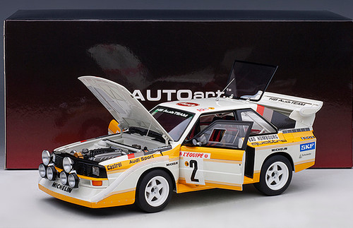 1/18 AUTOart Audi Sports Quattro S1 WRC '86 #2 Roll, Geistdorfer