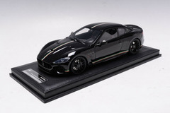 1/18 Motorhelix Maserati GT GranTurismo MC (Gloss Black with Italian Flag Stripe) Resin Car Model Limited 50 Pieces