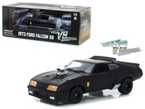 1/18 Greenlight 1973 Ford Falcon XB Black "Last of the V8 Interceptors" (1979) Movie Diecast Car Model