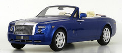 1/8 2009 Rolls Royce Phantom Drophead Coupe Metropolitan Blue Resin Car Model