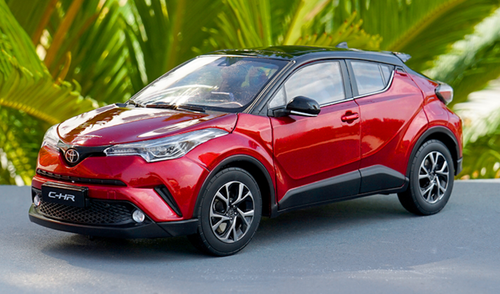 1:18 Toyota C-HR/IZOA 2016, Wine red - Paudi [Unboxing