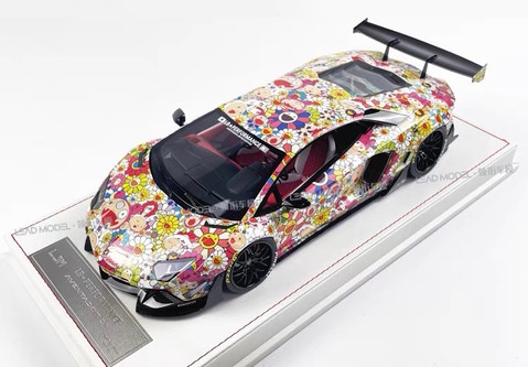1/18 LJM Lamborghini Aventador LP700 LB 2.0 Kaikai Kiki Takashi