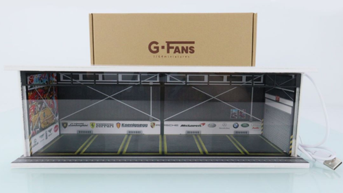G. Fans 1:64 Garage Diorama with LED (JDM Theme) 710018