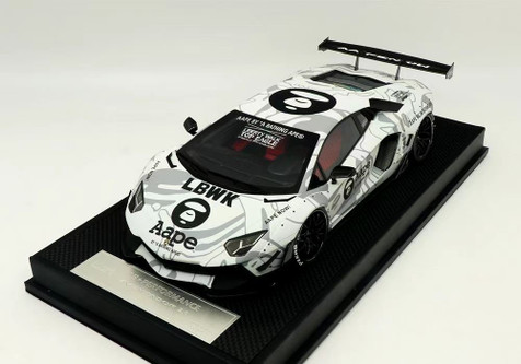 1/18 LJM Lamborghini Aventador LBWK LB-works (Aape Edition) Carbon ...