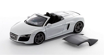 1/18 Kyosho Audi R8 Spyder (White) Diecast Car Model