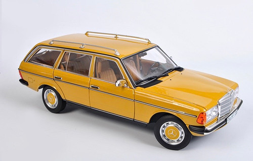 1/18 1982 Mercedes-Benz Mercedes 200 200T W123 Wagon (Yellow) Diecast Car  Model