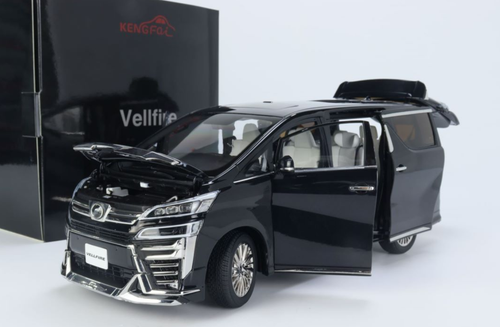 1/18 Kengfai Toyota Vellfire RHD (Black) Diecast Car Model