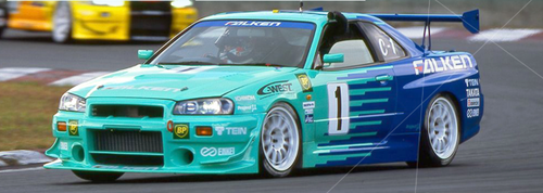 FALKEN 　 SUPER TAIKYU 2001優勝車　イノモデル　R34 INNO64 - Nissan Skyline GT-R R34 Falken Super Taikyu 2001