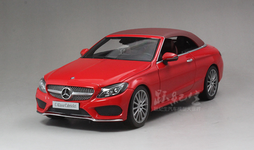 1/18 Dealer Edition Mercedes-Benz C-Class Coupe C-Klasse Cabriolet (Red)  Diecast Model