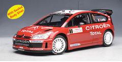 1/18 AUTOart 2007 Citroen C4 WRC S.Loeb / D.Elena #1 Diecast Car Model