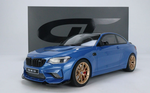 未開封 MINICHAMPS 1/18  M2 CS ブルー 1/18 GT Spirit BMW M2 CS (F22) (Misano Blue) Resin Car Model