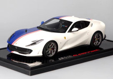 1/18 BBR Ferrari 812 Superfast Blue Blu Montecarlo Bianco Sanae Resin Car Model Limited 12 Pieces