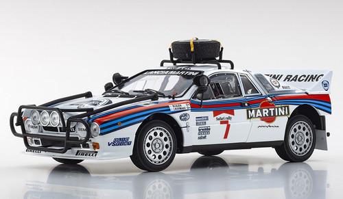 1/18 Kyosho 1984 Lancia Rally 037 Safari #7 Diecast Car