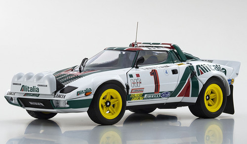 1/18 Kyosho 1977 Lancia Stratos HF #1 Monte Carlo Diecast