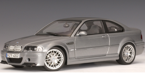 1/18 AUTOart BMW E46 M3 CSL (Silver) Diecast Model