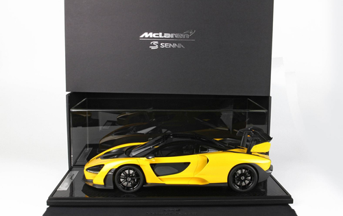 1/12 BBR McLaren Senna Met Yellow 2018 Resin Car Model