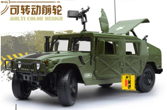 1/18 Hummer Humvee (Green) Diecast Car Model