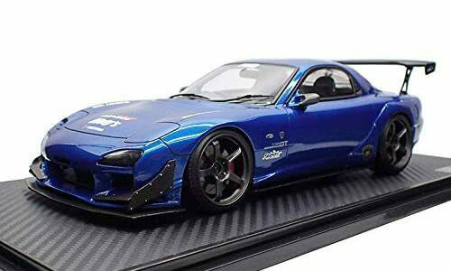 1/18 Ignition Model Mazda RX-7 RX7 (FD3S) Blue Metallic Car
