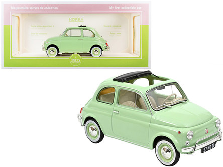 1968 Fiat 500L Light Green with Special BIRTH Packaging 