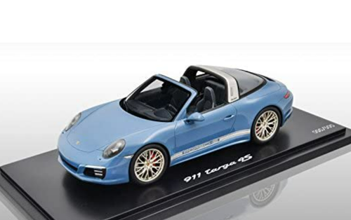 1/18 Dealer Edition Porsche 911 991 Targa 4S (Light Blue) Resin Car ...