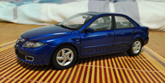 1/18 Dealer Edition 1st Generation 2002-2008 Mazda 6, Atenza (Blue) Diecast Car Model