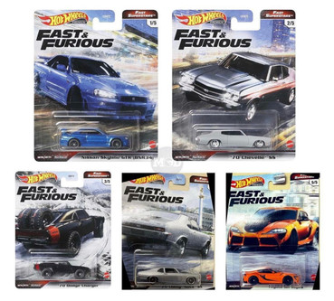 Hot Wheels Premium 1:64 Fast & Furious Fast Superstar M Case GBW75-956 –  All Star Toys