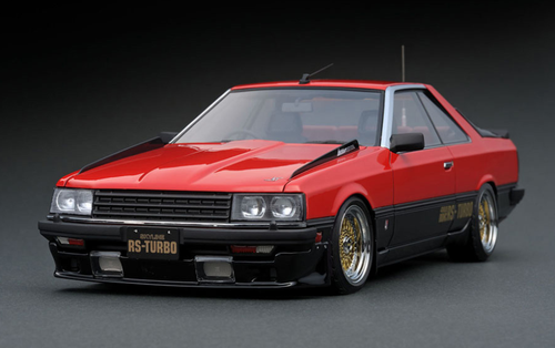 1/18 Ignition Model Nissan Skyline 2000 RS-Turbo (R30) Red/Black