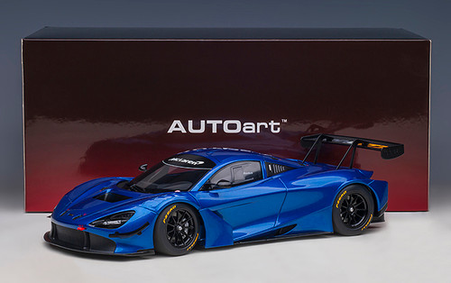 1/18 AUTOart Mclaren 720S GT3 (Azure Blue Metallic) Car
