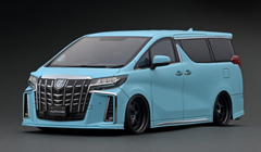 1/18 Ignition Model Toyota Alphard (H30W) Executive Lounge S Matte Light Blue ( limited world wide 160 units)