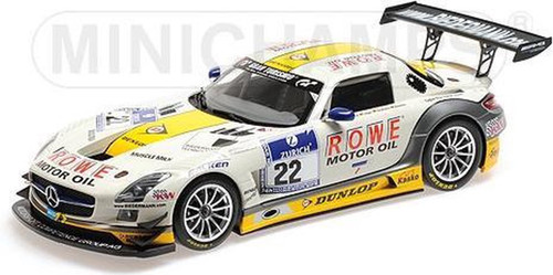 MINICHAMPS Mercedes SLS AMG GT3 24 Heures de Spa 2011 1/18 151113135 MINICHAMPS Mercedes SLS AMG GT3 24 Heures de Spa 2011 1/18 151113135