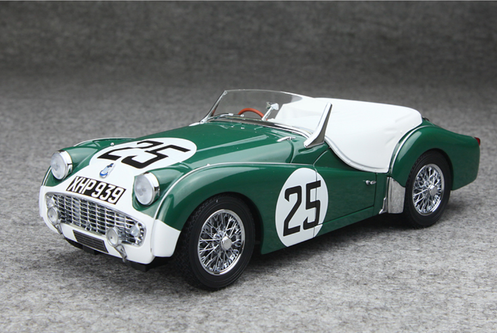 1/18 Kyosho Triumph 1959 TR3S LM No.25 (Green / White) Diecast Car