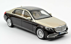 1/18 Norev Mercedes-Benz Mercedes Maybach S650 (Dark Red) Diecast Car Model