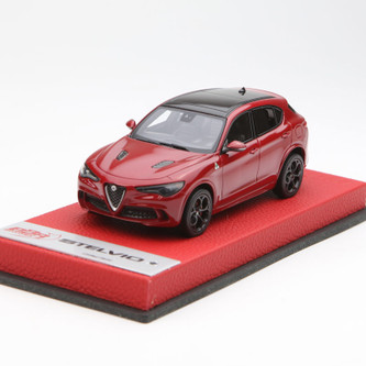 1/43 BBR Alfa Romeo Stelvio Quadrifoglio (Red) Enclosed Resin