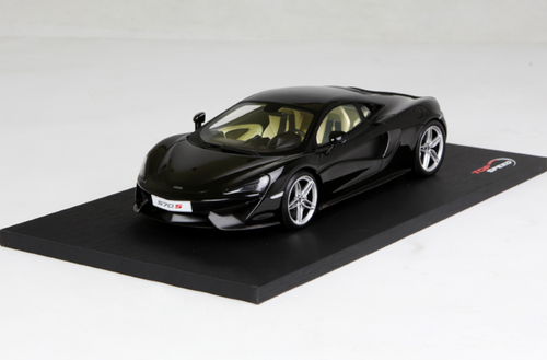 1/18 TSM TopSpeed McLaren 570S (Black) Enclosed Car Model